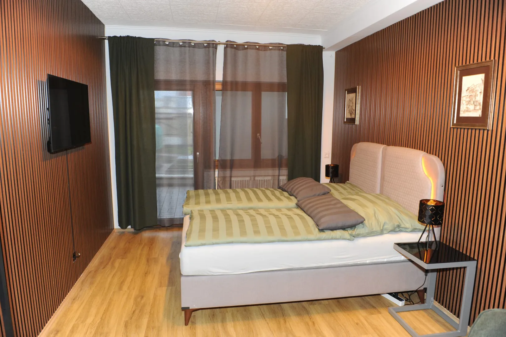 Schlafen und Terrasse